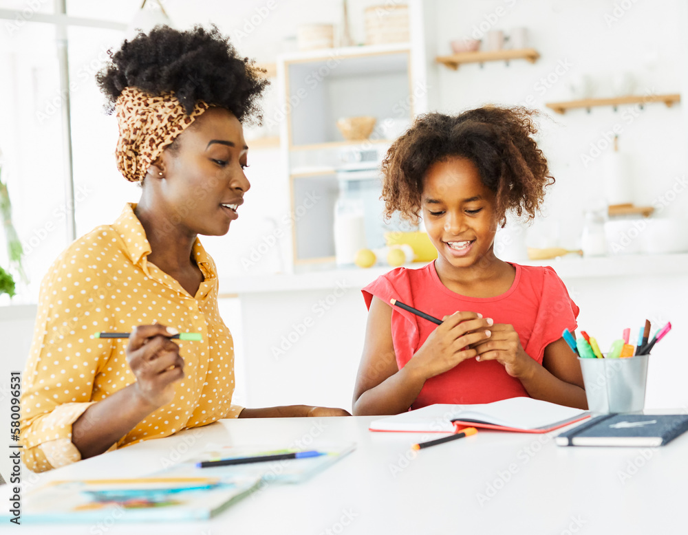 homework teaching education mother children daughter familiy childhood