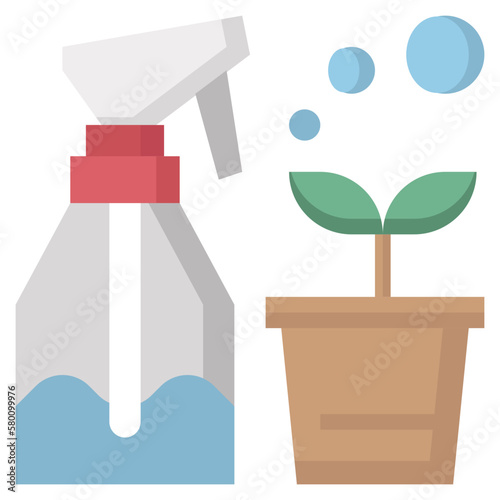 sprayer line icon,linear,outline,graphic,illustration