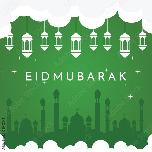 background Eid al-Fitr, eid mubarak. Suitable to place on content with that theme
