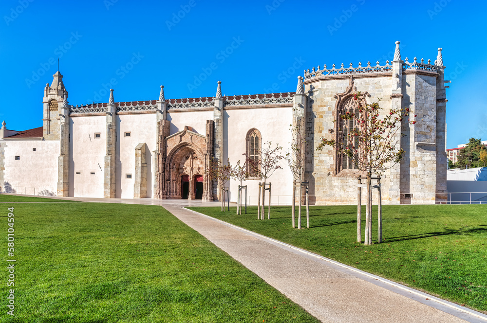 Fototapeta premium Convent of Jesus Church in Setúbal - First Manueline-style building in Portugal