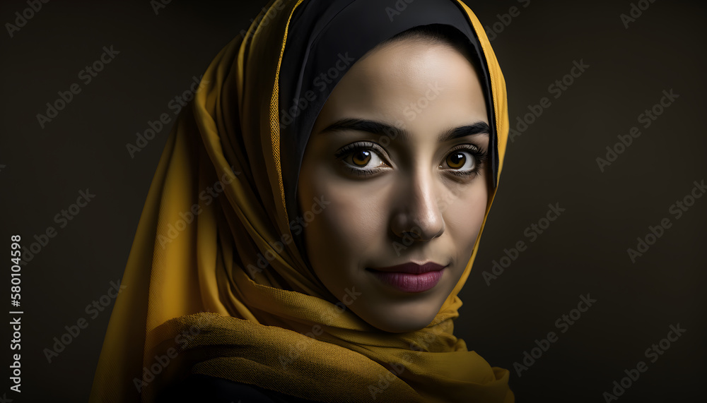 portrait of beautiful woman with burqa in Ramadan portrait of beautiful woman with burqa in Ramadan