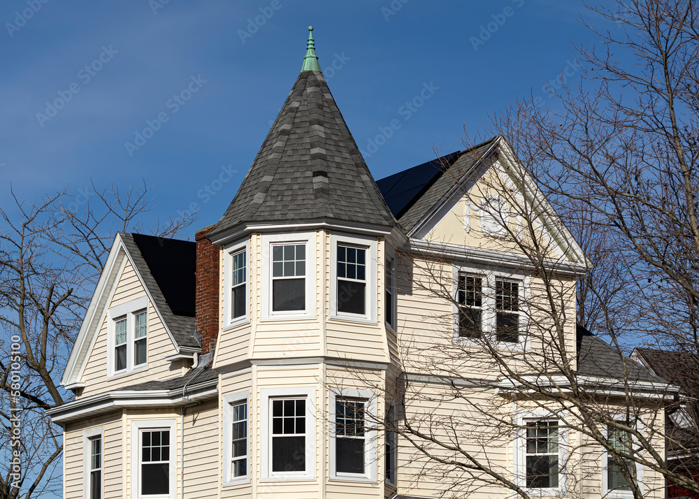 Single family residence, Boston city, MA, USA