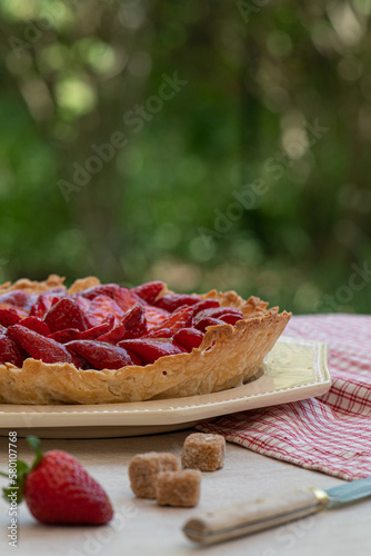 Tarte aux fraises