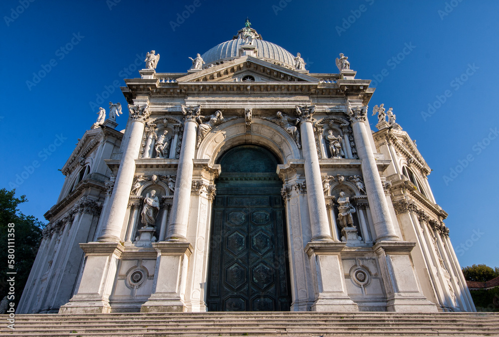 Basilica of Santa Maria della Salute.Venice,Italy.