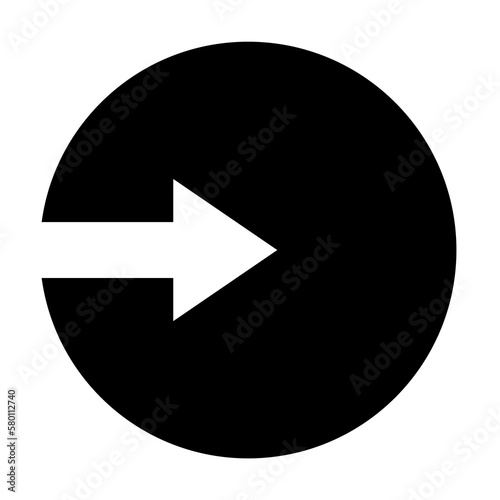 arrow, right, navigation, sign icon. Element of direction icon. Signs and symbols collection icon for websites, web design, mobile app on white background