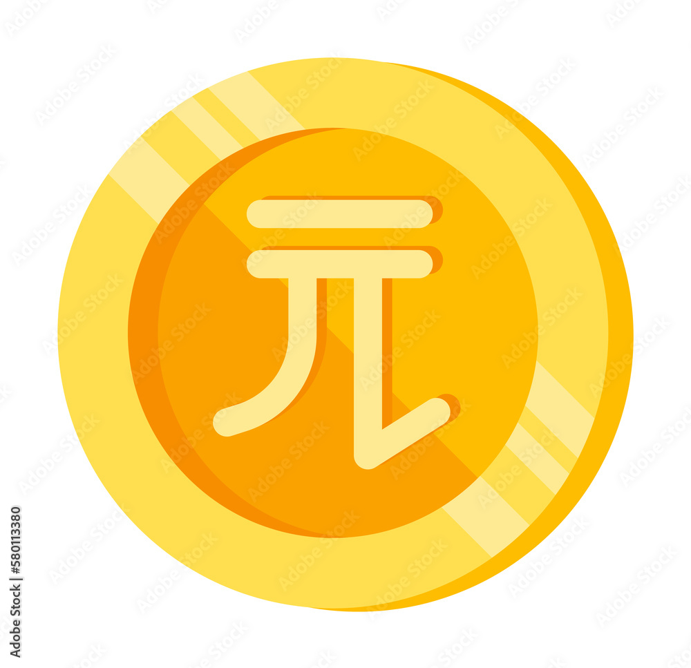 New Taiwan dollar, coin, money color icon. Element of color finance signs. Premium quality graphic design icon. Signs and symbols collection icon for websites, web design on white background New Taiwan dollar, coin, money color icon. Element of color finance signs. Premium quality graphic design icon. Signs and symbols collection icon for websites, web design on white background