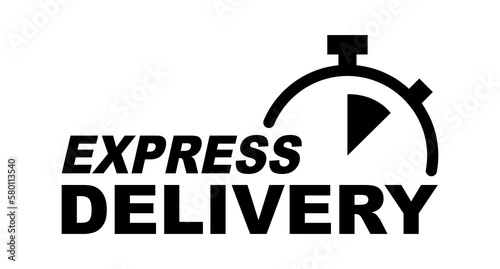 Express delivery icon for apps and websites. delivery concept. Vector illustration. Flat design © Viktoryia