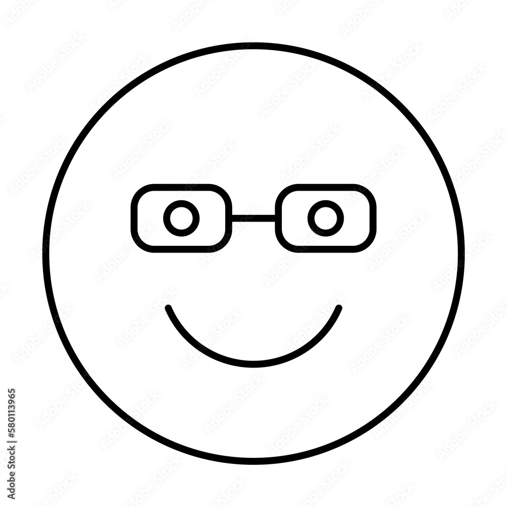 Student, emotions icon. Simple line, outline expression of mood icons for ui and ux, website or mobile application on white background Student, emotions icon. Simple line, outline expression of mood icons for ui and ux, website or mobile application on white background