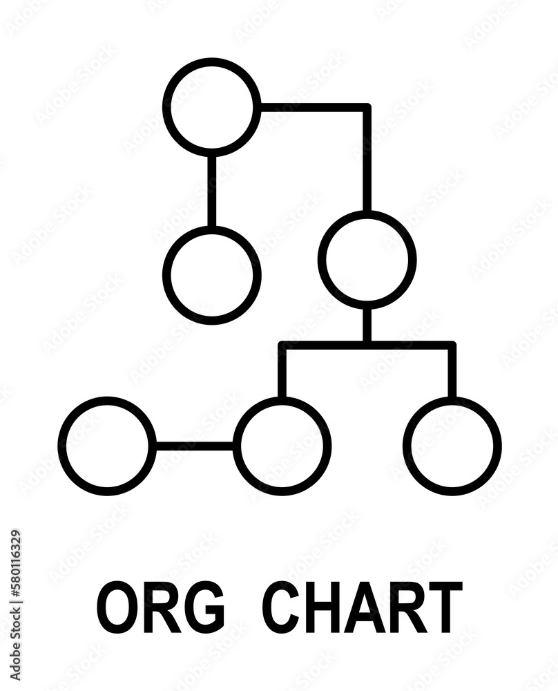 Organizational chart icon. Element of business structure icon for mobile concept and web apps. Thin line organizational chart icon can be used for web and mobile on white background Organizational chart icon. Element of business structure icon for mobile concept and web apps. Thin line organizational chart icon can be used for web and mobile on white background