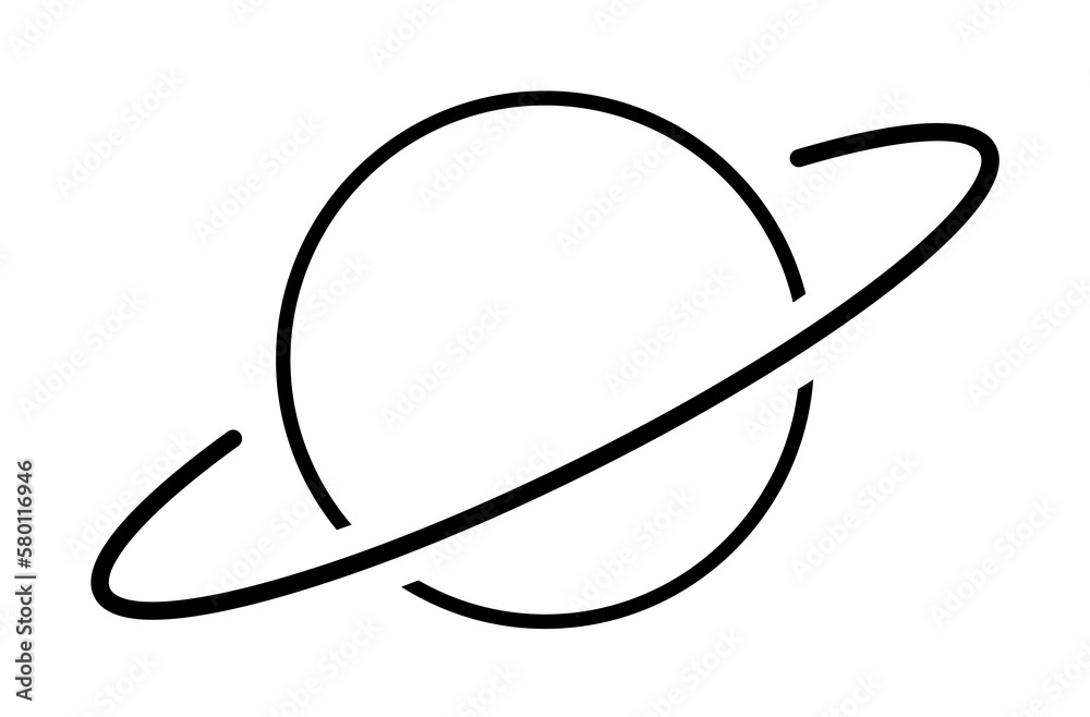 saturn icon. Element of scientifics study icon for mobile concept and web apps. Thin line saturn icon can be used for web and mobile on white background saturn icon. Element of scientifics study icon for mobile concept and web apps. Thin line saturn icon can be used for web and mobile on white background