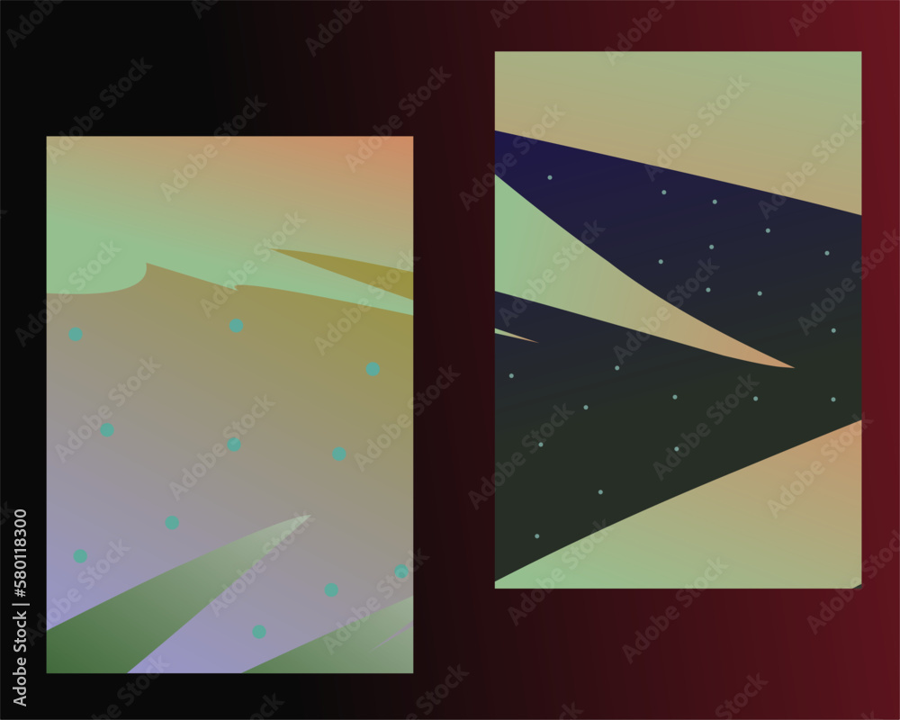 Naklejka premium abstract background design with colorful concept for design banner, template design, web or internet advertising, social media post, wallpaper.