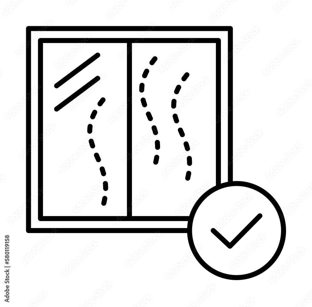 air pollution, close, window icon. Element of air pollution for mobile ...