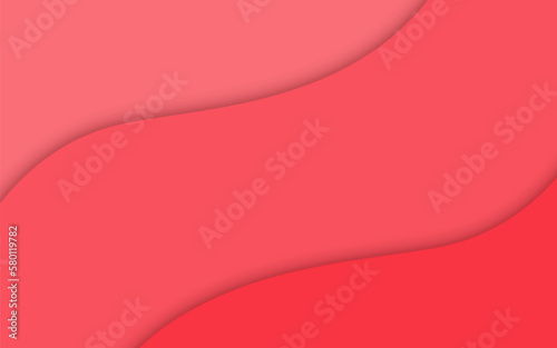 Abstract blue sea and beach summer background with curve paper waves and seacoast for banner, flyer, invitation, poster or web site design. Paper cut out art style, space for text, vector illustration