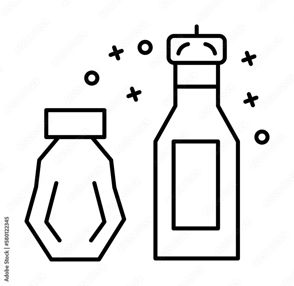 Condiments salt cook pepper icon. Element of barbecue party icon on white background Condiments salt cook pepper icon. Element of barbecue party icon on white background