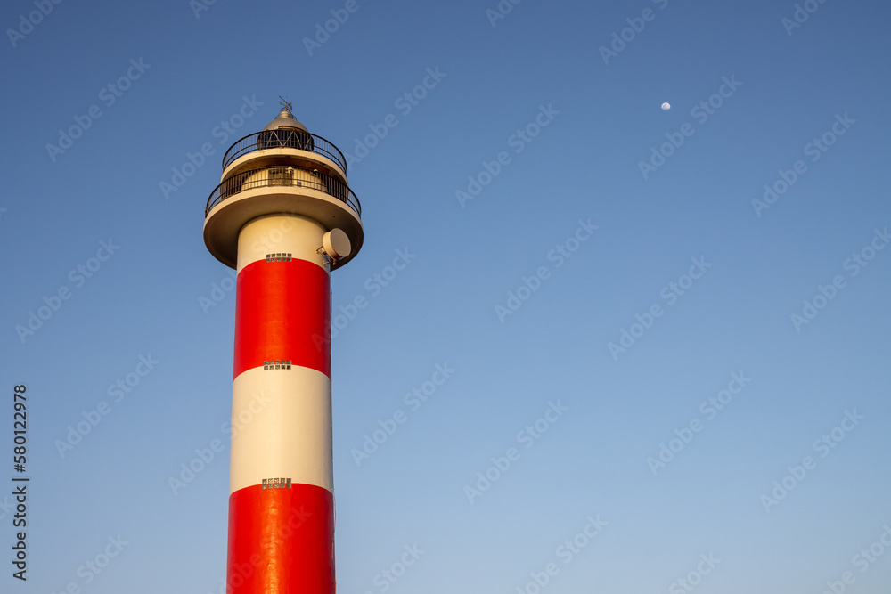 Newest of three lighthouses, El Cotillo