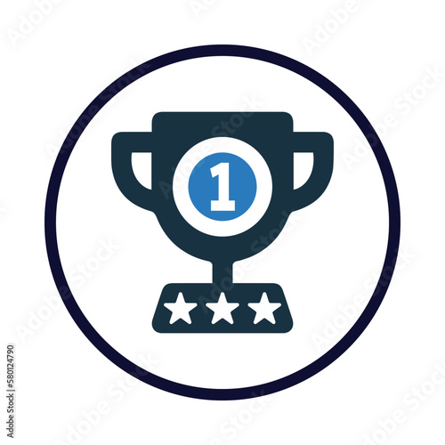 award, cup, top award, first top award icon