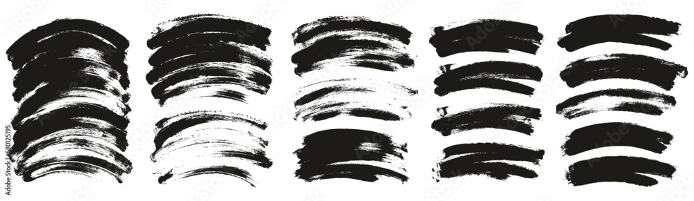 Round Sponge Thin Artist Brush Curved Background High Detail Abstract Vector Background MEGA Set Round Sponge Thin Artist Brush Curved Background High Detail Abstract Vector Background MEGA Set