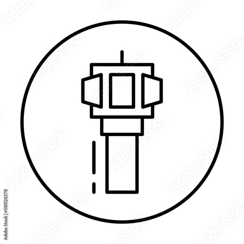 Plug, connector icon. Simple line, outline elements of connectors and cables icons for ui and ux, website or mobile application on white background