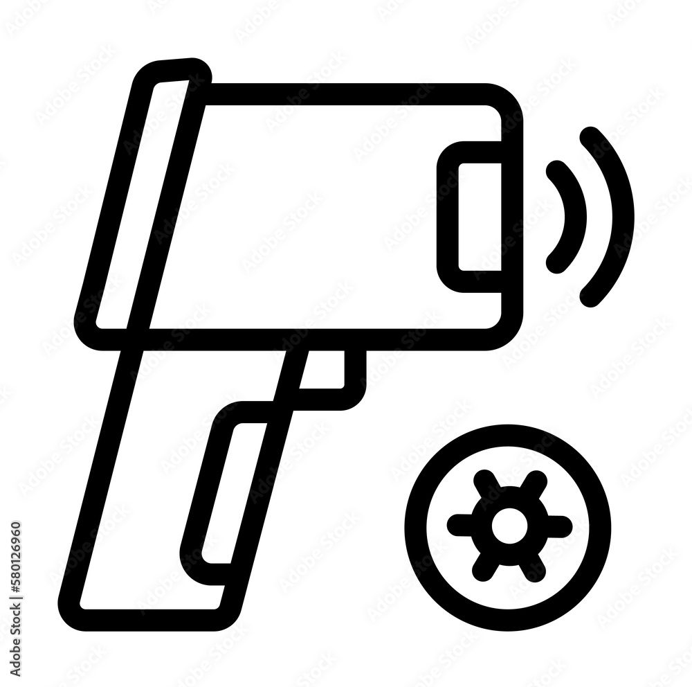 Thermometer, coronavirus icon. Simple line, outline elements of viral pandemic icons for ui and ux, website or mobile application on white background Thermometer, coronavirus icon. Simple line, outline elements of viral pandemic icons for ui and ux, website or mobile application on white background