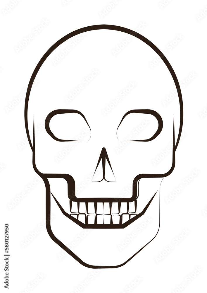 human skull icon. Element of desert icon for mobile concept and web apps. Hand draw human skull icon can be used for web and mobile on white background human skull icon. Element of desert icon for mobile concept and web apps. Hand draw human skull icon can be used for web and mobile on white background