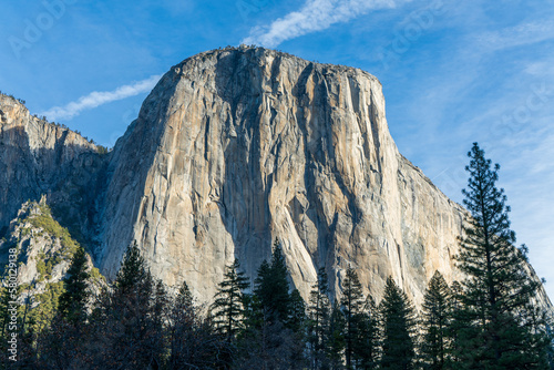 View of El Capitan from the Yosemite Valley