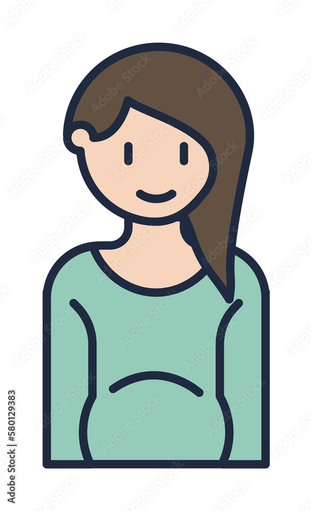 pregnant woman cartoon icon. Element of family icon for mobile concept and web apps. Cartoon pregnant woman icon can be used for web and mobile on white background pregnant woman cartoon icon. Element of family icon for mobile concept and web apps. Cartoon pregnant woman icon can be used for web and mobile on white background