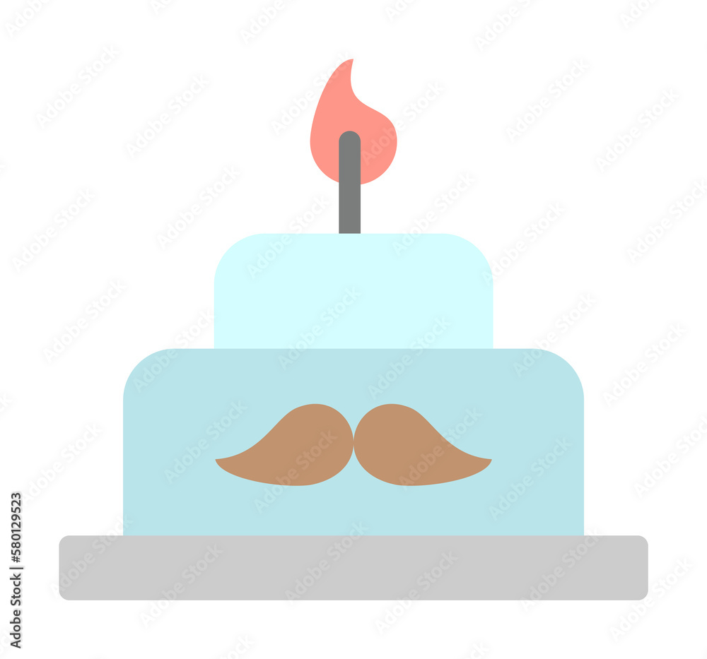 Cake icon. Simple color elements of cultural activities icons for ui and ux, website or mobile application on white background Cake icon. Simple color elements of cultural activities icons for ui and ux, website or mobile application on white background