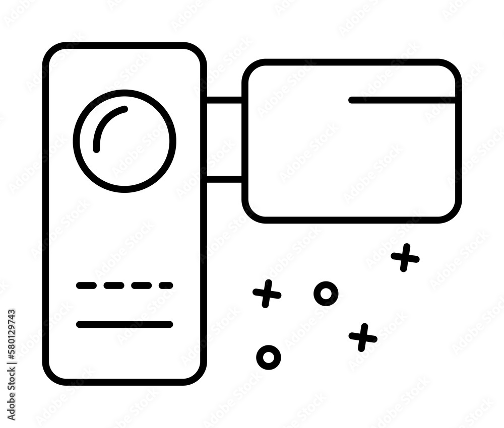 Camera, film, icon. Element of film Industry icon on white background Camera, film, icon. Element of film Industry icon on white background
