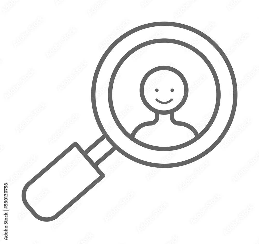 Search, new, friend icon. Element of friendship icon. Thin line icon for website design and development, app development. Premium icon on white background Search, new, friend icon. Element of friendship icon. Thin line icon for website design and development, app development. Premium icon on white background