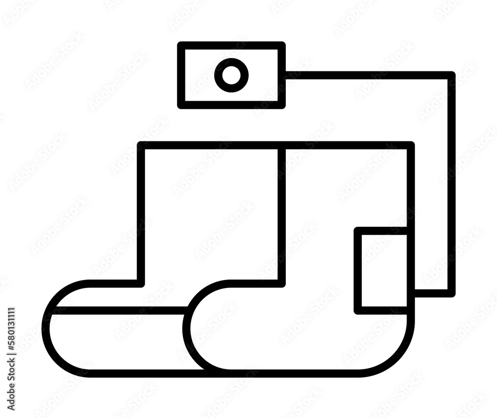 Gadget, foot warmer icon. Element of gadget icon on white background Gadget, foot warmer icon. Element of gadget icon on white background