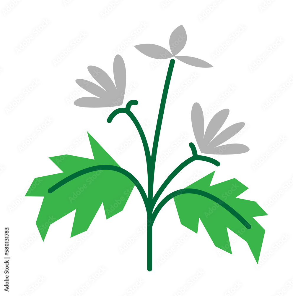 Herb icon. Element of herb icon for mobile concept and web apps. Detailed herb icon can be used for web and mobile on white background