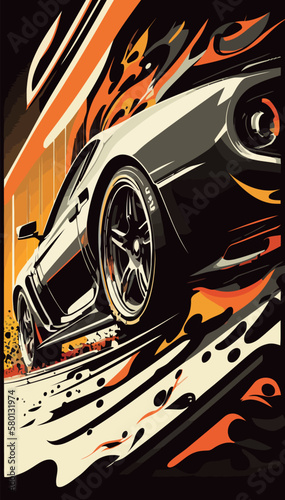 Car vector , car image , poster , multipurpose illustration , scalable