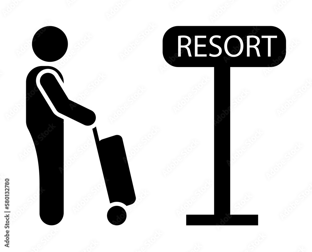 Resort, hotel, travel, man icon. Element of hotel pictogram icon. Premium quality graphic design icon. Signs and symbols collection icon on white background Resort, hotel, travel, man icon. Element of hotel pictogram icon. Premium quality graphic design icon. Signs and symbols collection icon on white background