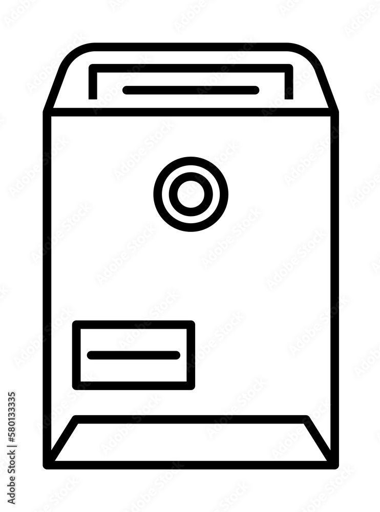 Confidential icon. Element of interview icon on white background