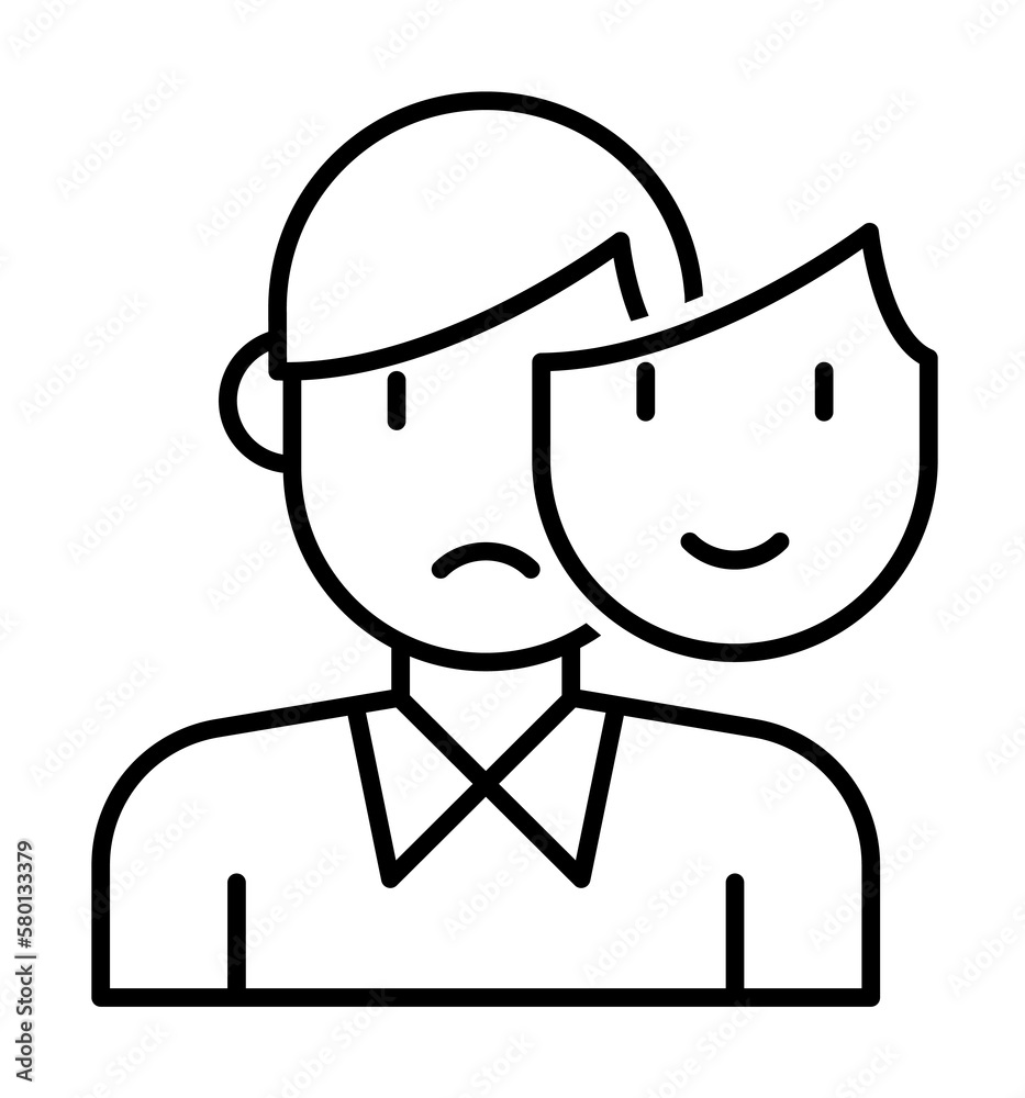 Appearance icon. Element of interview icon on white background Appearance icon. Element of interview icon on white background