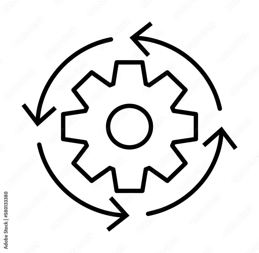 Settings icon. Element of interview icon on white background Settings icon. Element of interview icon on white background