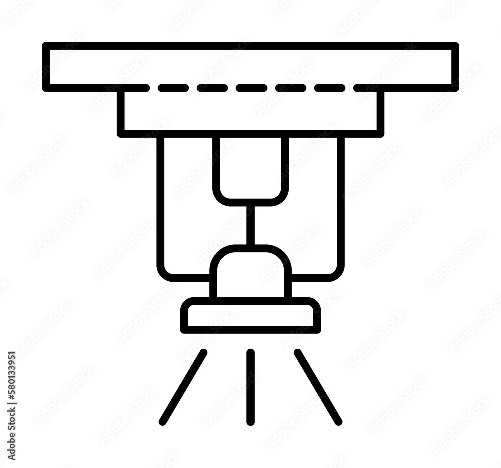 Sprinkler, water icon. Simple line, outline elements of safety at work for ui and ux, website or mobile application on white background Sprinkler, water icon. Simple line, outline elements of safety at work for ui and ux, website or mobile application on white background