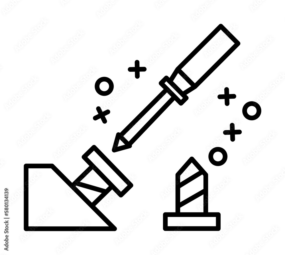 Screwdriver home repair tools icon. Element of labor icon on white background Screwdriver home repair tools icon. Element of labor icon on white background