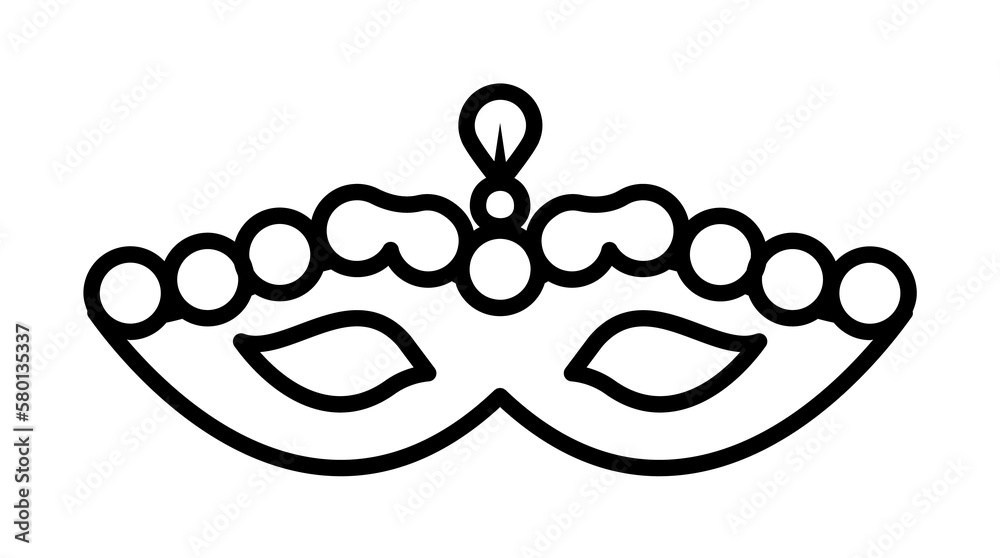 Mask, magic icon. Element of magic for mobile concept and web apps icon. Thin line icon for website design and development on white background Mask, magic icon. Element of magic for mobile concept and web apps icon. Thin line icon for website design and development on white background