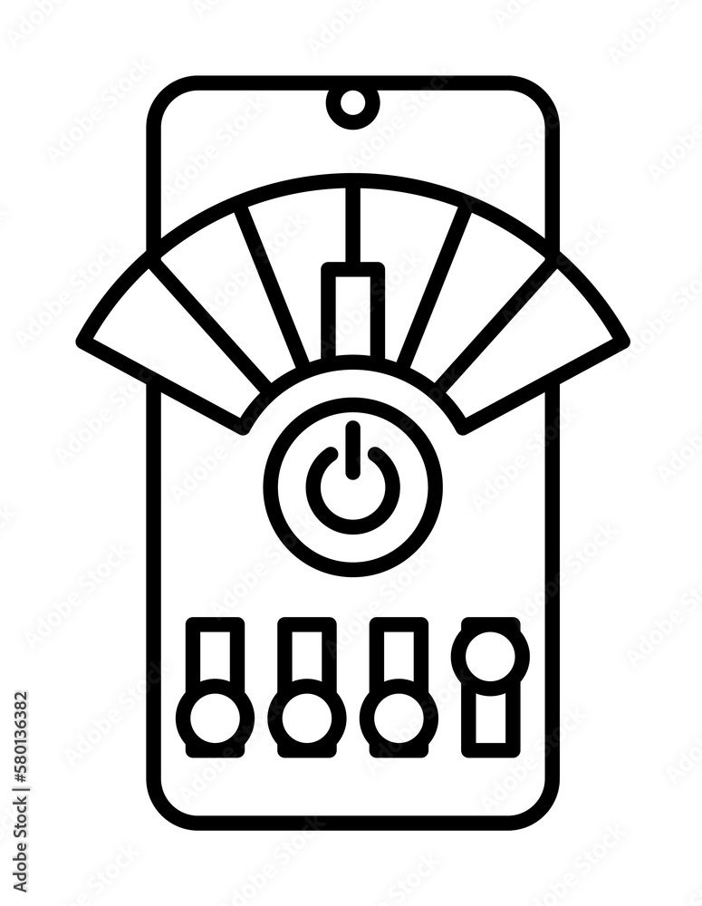 Gas water heater mobile icon. Element of mobile technology on white background Gas water heater mobile icon. Element of mobile technology on white background