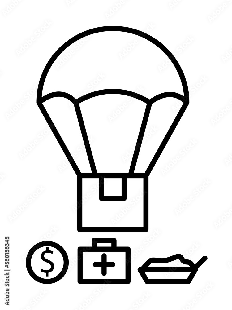 assist help support icon. Element of social problem and refugee icon on white background assist help support icon. Element of social problem and refugee icon on white background
