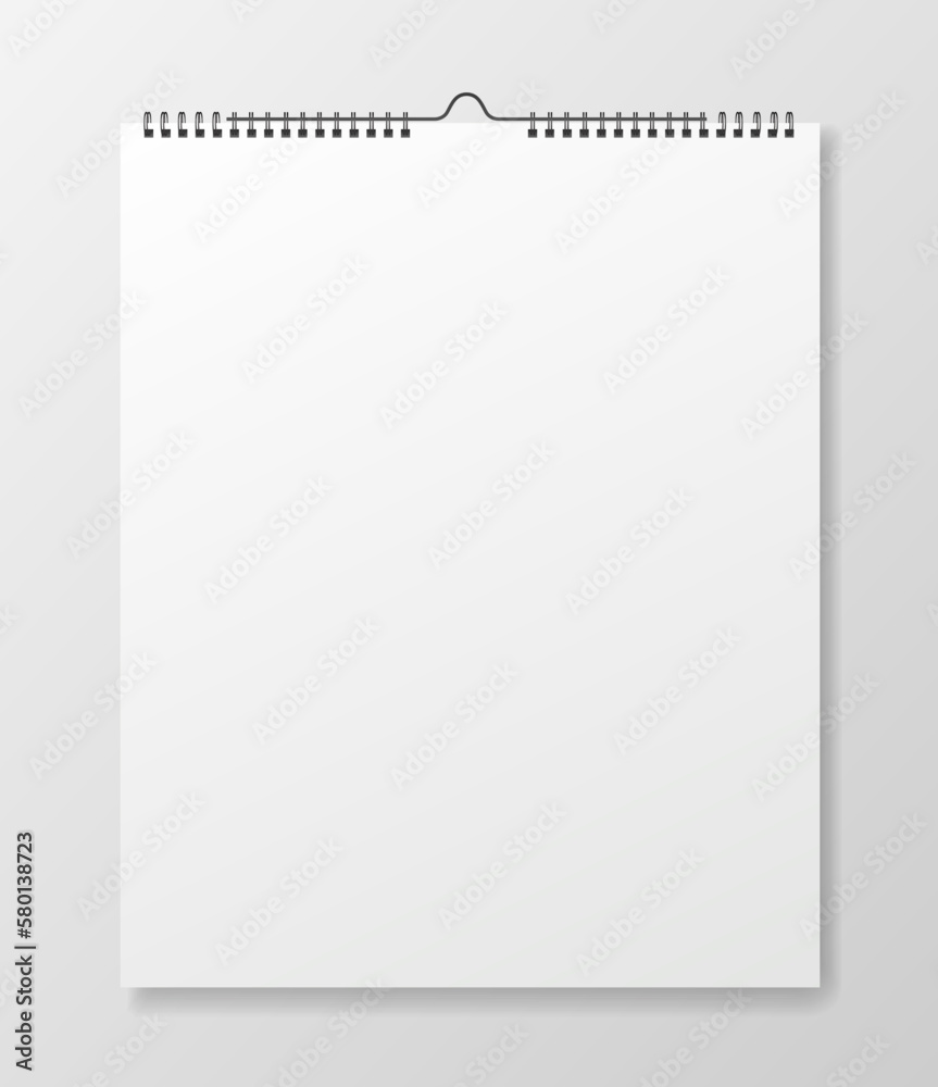 Notepad realistic illustration Notepad realistic illustration