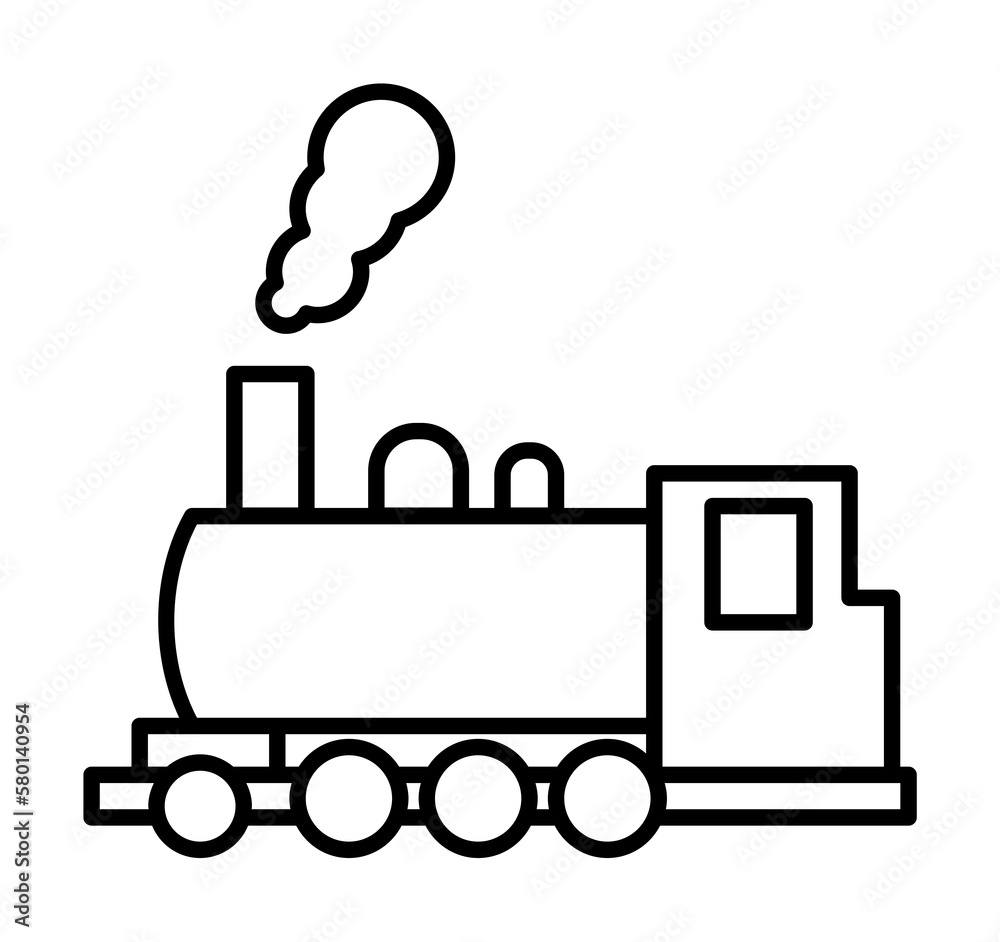 Train transport icon. Element of train station icon on white background Train transport icon. Element of train station icon on white background