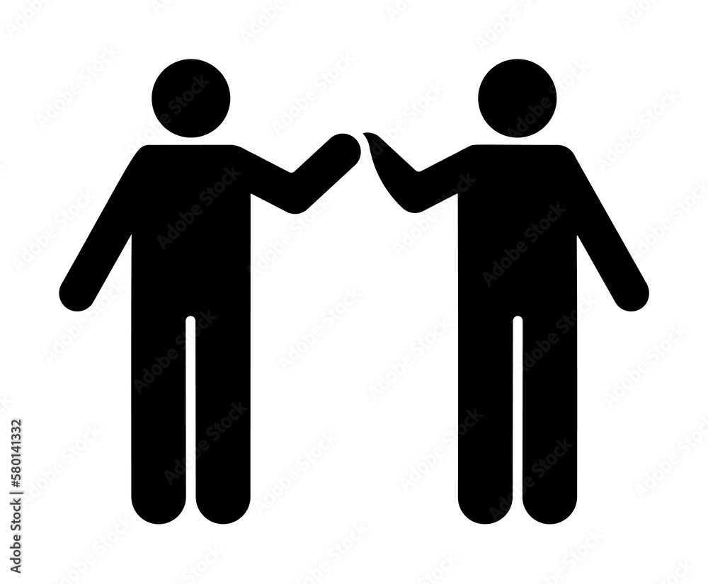 Two man volunteer help icon. Simple glyph pictogram of volunteer icons for ui and ux, website or mobile application on white background Two man volunteer help icon. Simple glyph pictogram of volunteer icons for ui and ux, website or mobile application on white background