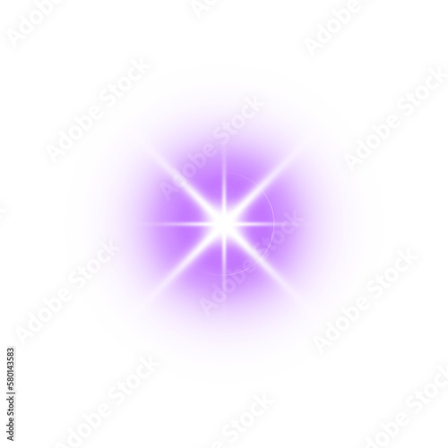 purple sparkle light