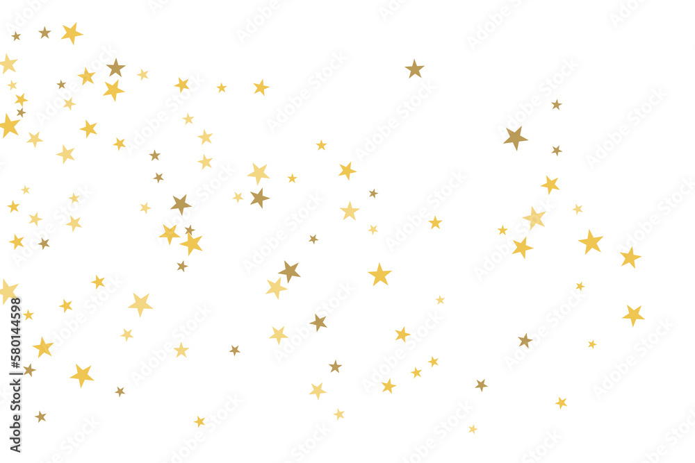 Star confetti. Gold casual confetti background. Bright design pattern. Star confetti. Gold casual confetti background. Bright design pattern.