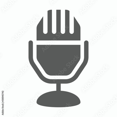 microphone icon, mic vector, mike illustration