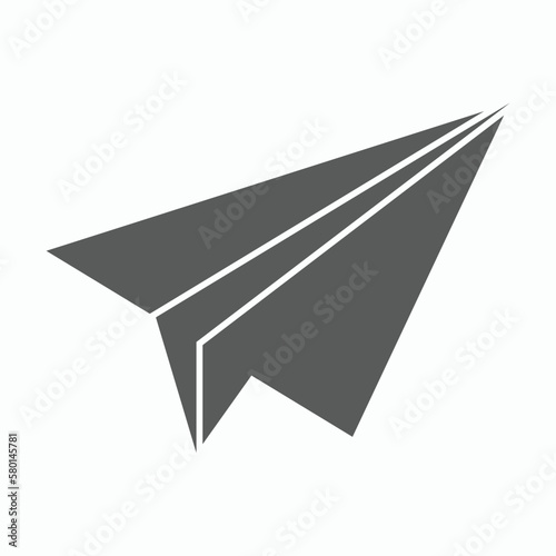 paper plane icon, plane vector illustration