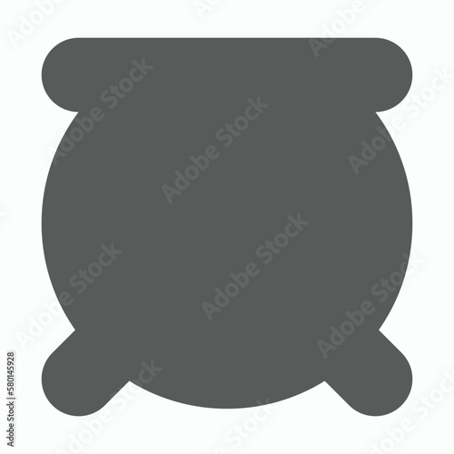 pot icon, crock vector illustration
