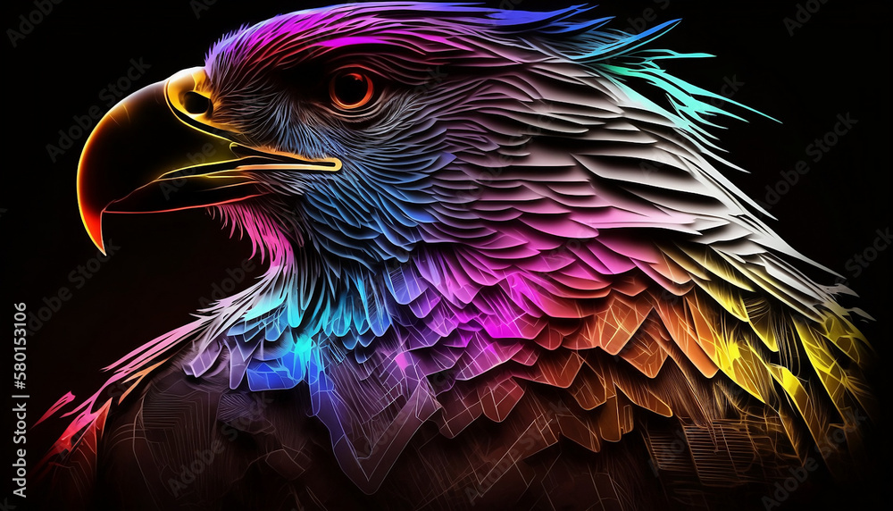 Fototapeta premium background with eagle 